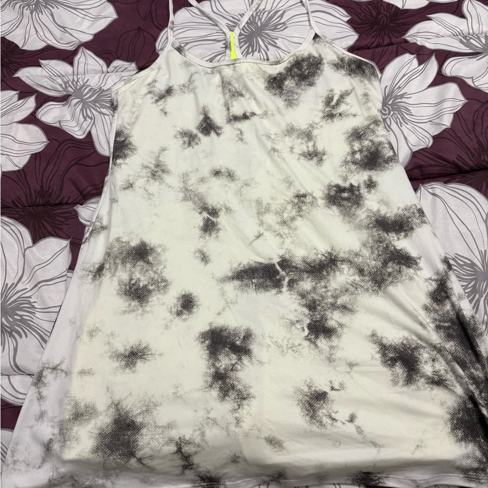 EVCR Neon Yellow Activewear Dress